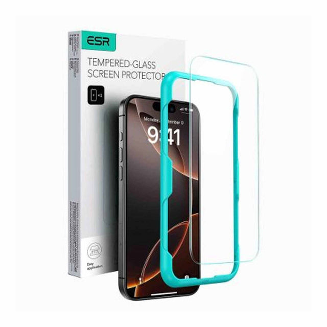 ESR iPhone 16 Pro Tempered-Glass Screen Protector - Clear - Zayoom