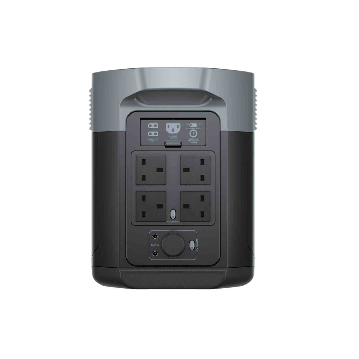 EcoFlow DELTA 2 Max Portable Power Station 2084Wh capacity, 2400W rated output, X-Boost up to 3100W