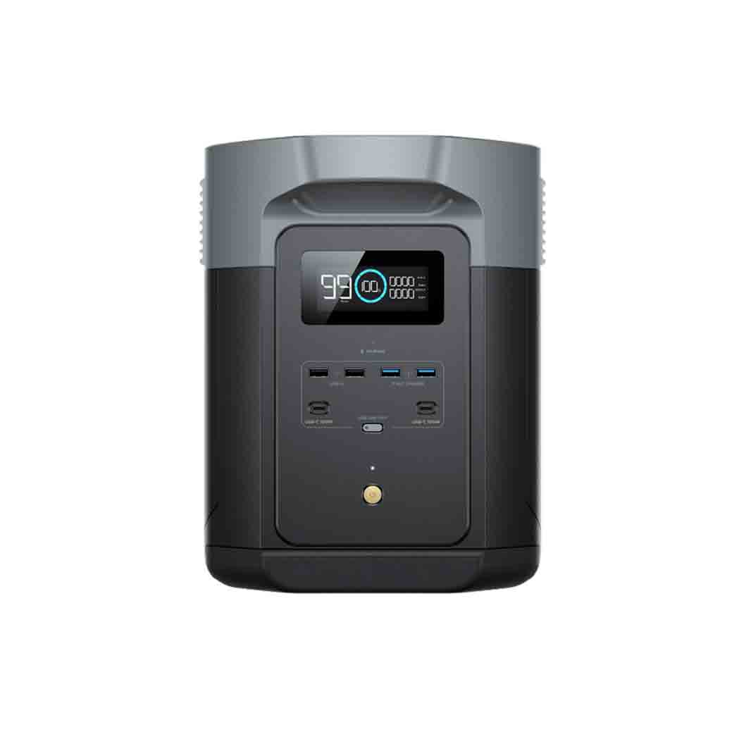 EcoFlow DELTA 2 Max Portable Power Station 2084Wh capacity, 2400W rated output, X-Boost up to 3100W