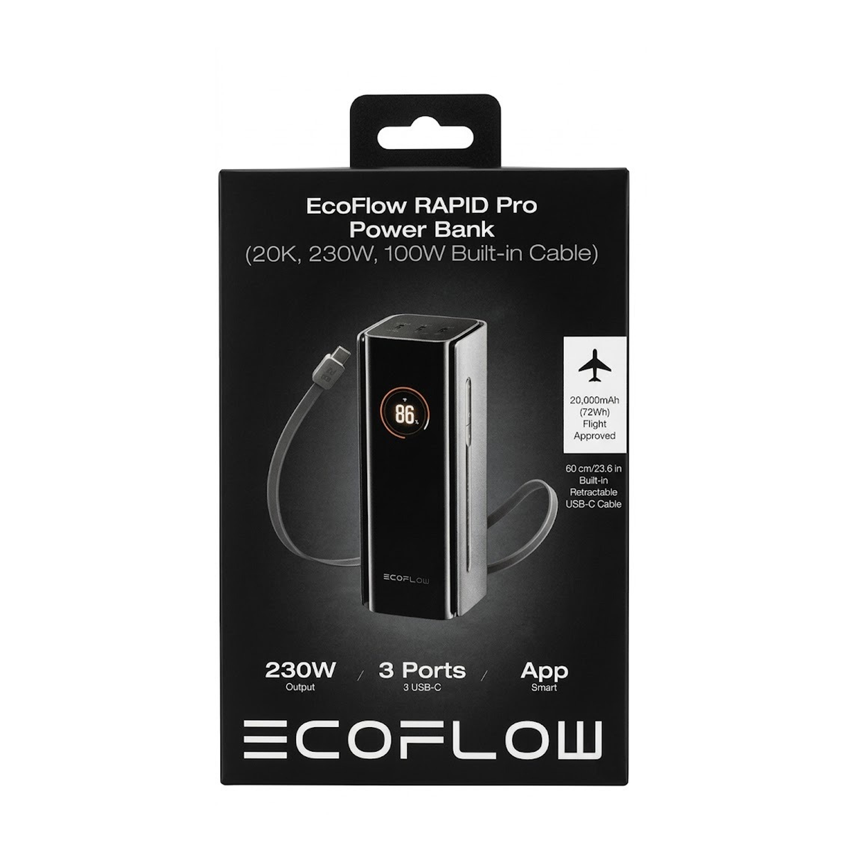 EcoFlow RAPID Pro Power Bank 20,000mAh