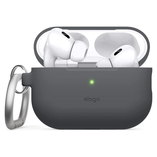 Elago AirPods Pro 1&2 Silicone Hang Case - Dark Gray