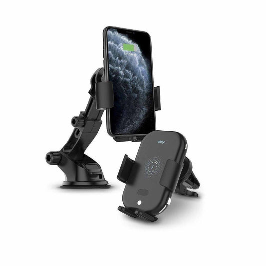 Elago Wireless Car Fast Charger with Auto - Clamping Car Mount