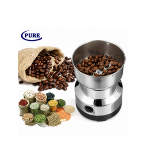 مطحنة قهوة كهربائية 200 واط من الفولاذ المقاوم للصدأ بسعة 85 جرامًا