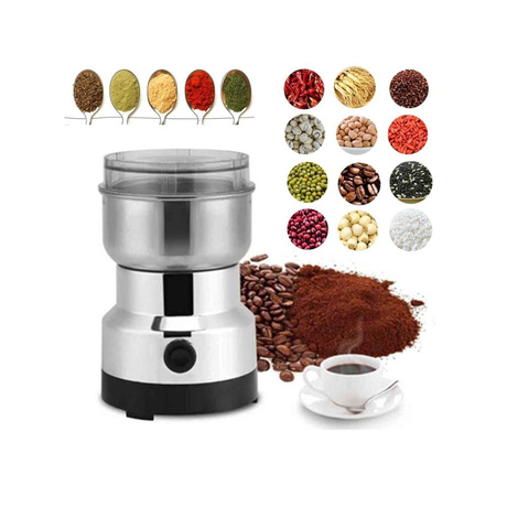 Electric Coffee Grinder 200W Stainless Steel With 85g Capacity