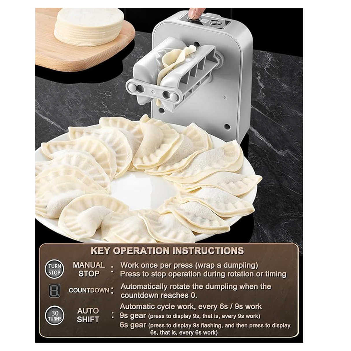 ماكينة تشكيل القطايف والمعجنات الكهربائية مع وضعين أوتوماتيكي ويدوي