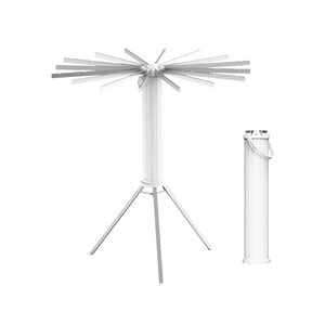 علاقة ملابس أنيقة قابلة للتمدد بتصميم أخطبوط وقاعدة علوية خشبية