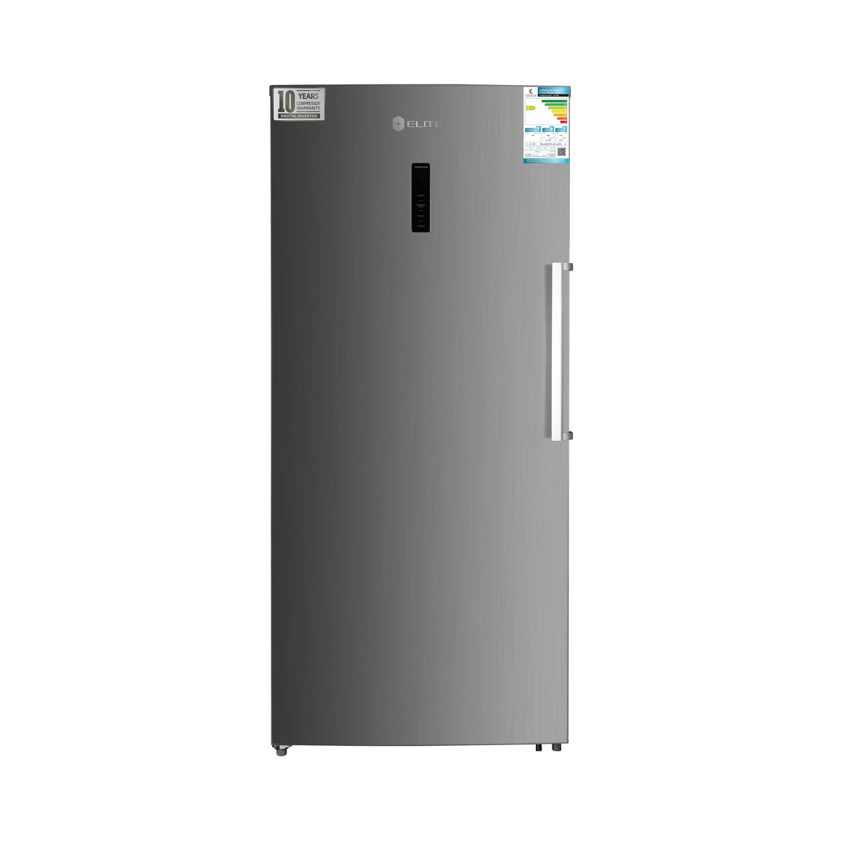 Elite Single Door 603L 21.3CFT Inverter Compressor-Convertible Function Refrigerator -  Silver