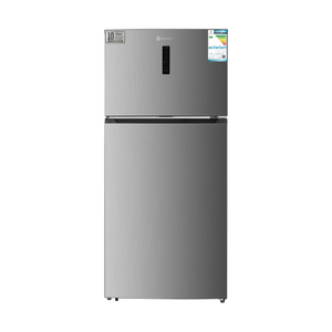 إيليت ثلاجة بفريزر علوي 670 لتر 23.7 قدم مكعب بضاغط إنفرتر - فضي