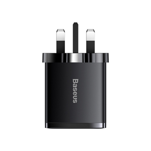 Baseus 2-Port Usb-A 1 - Port Usb-C 30w Travel Adapter - Black(e) - ASIS