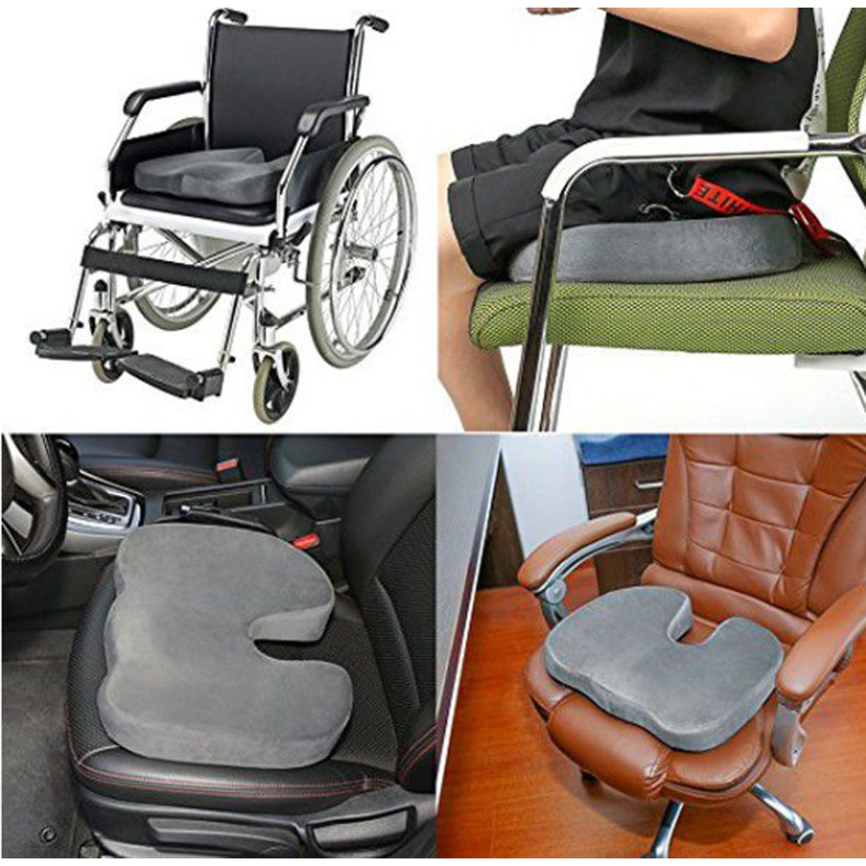 Ergonomic Orthopaedic Seating Cushion for Spine Care for Chairs & Seatings