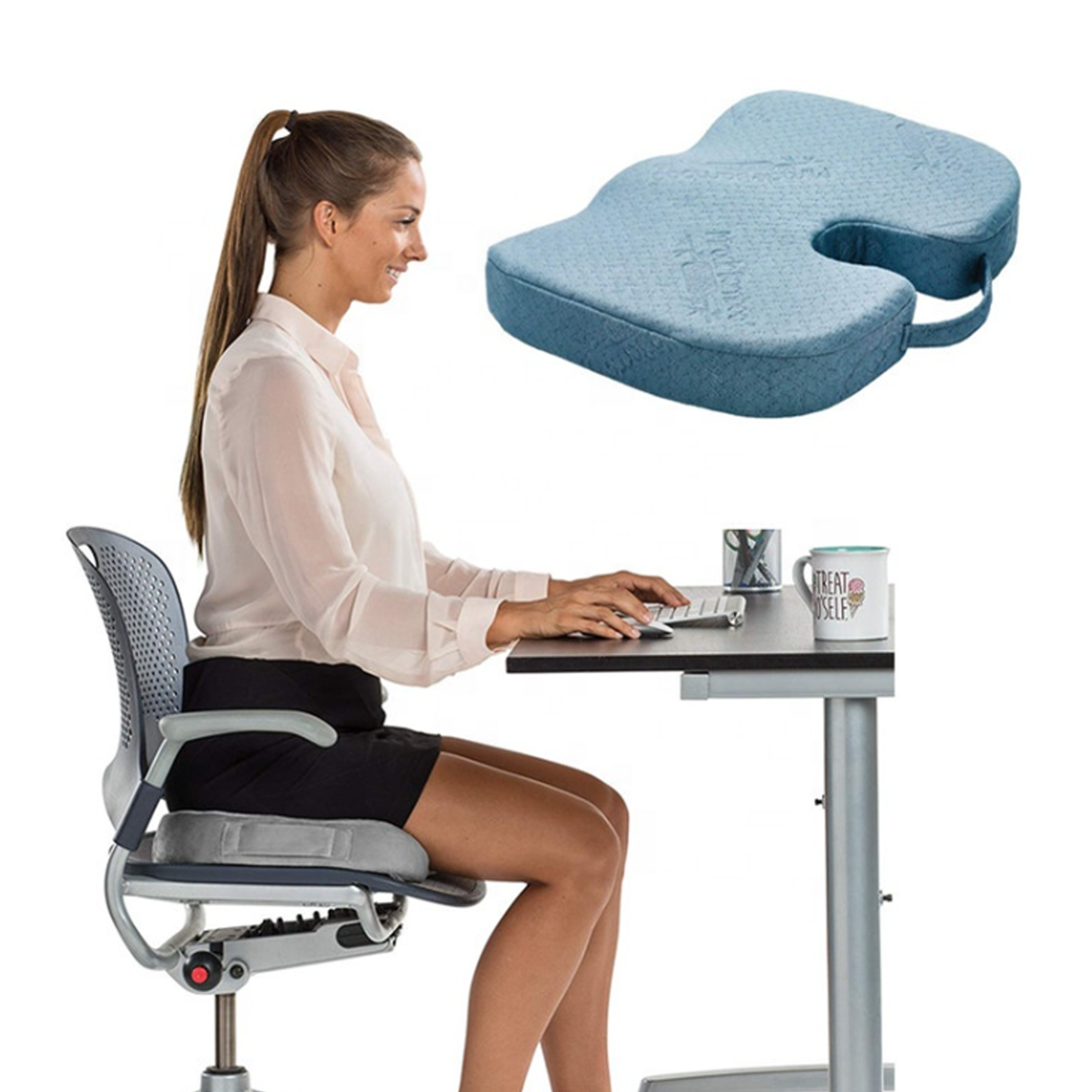 Ergonomic Orthopaedic Seating Cushion for Spine Care for Chairs & Seatings