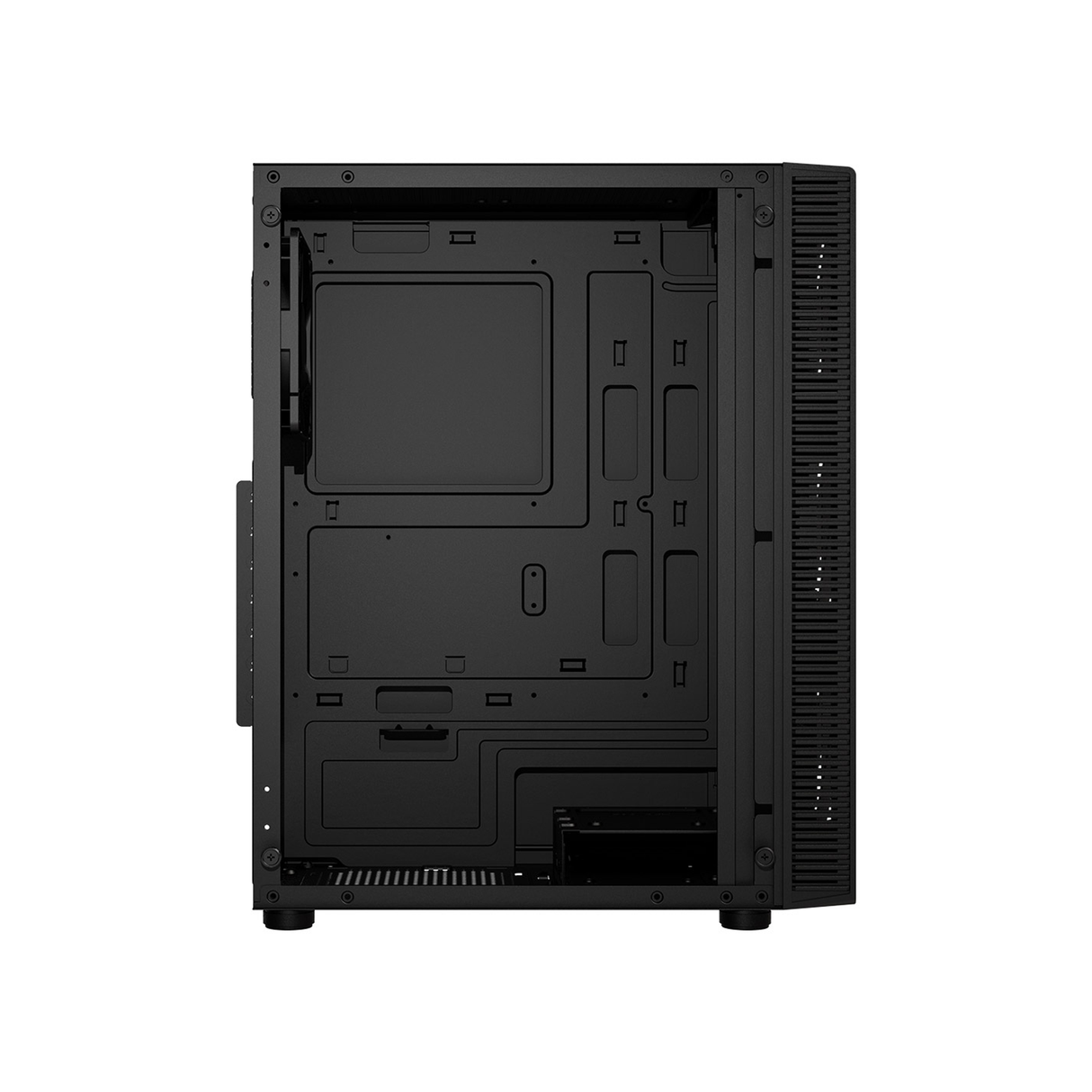 FSP CMT192 Tempered Glass ATX Mid Tower Gaming PC Case - Black (4 ARGB Fans Included)