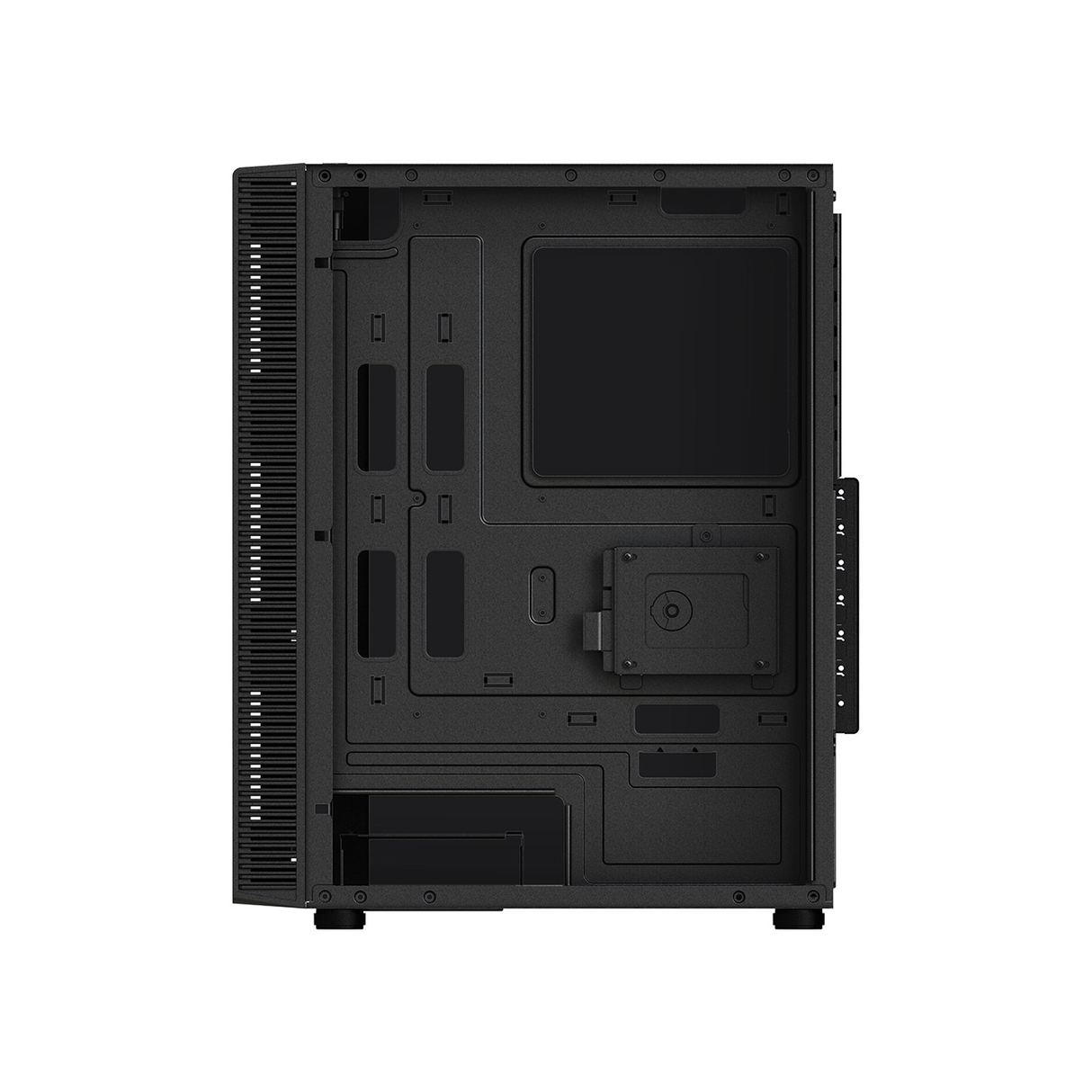 FSP CMT192 Tempered Glass ATX Mid Tower Gaming PC Case - Black (4 ARGB Fans Included)