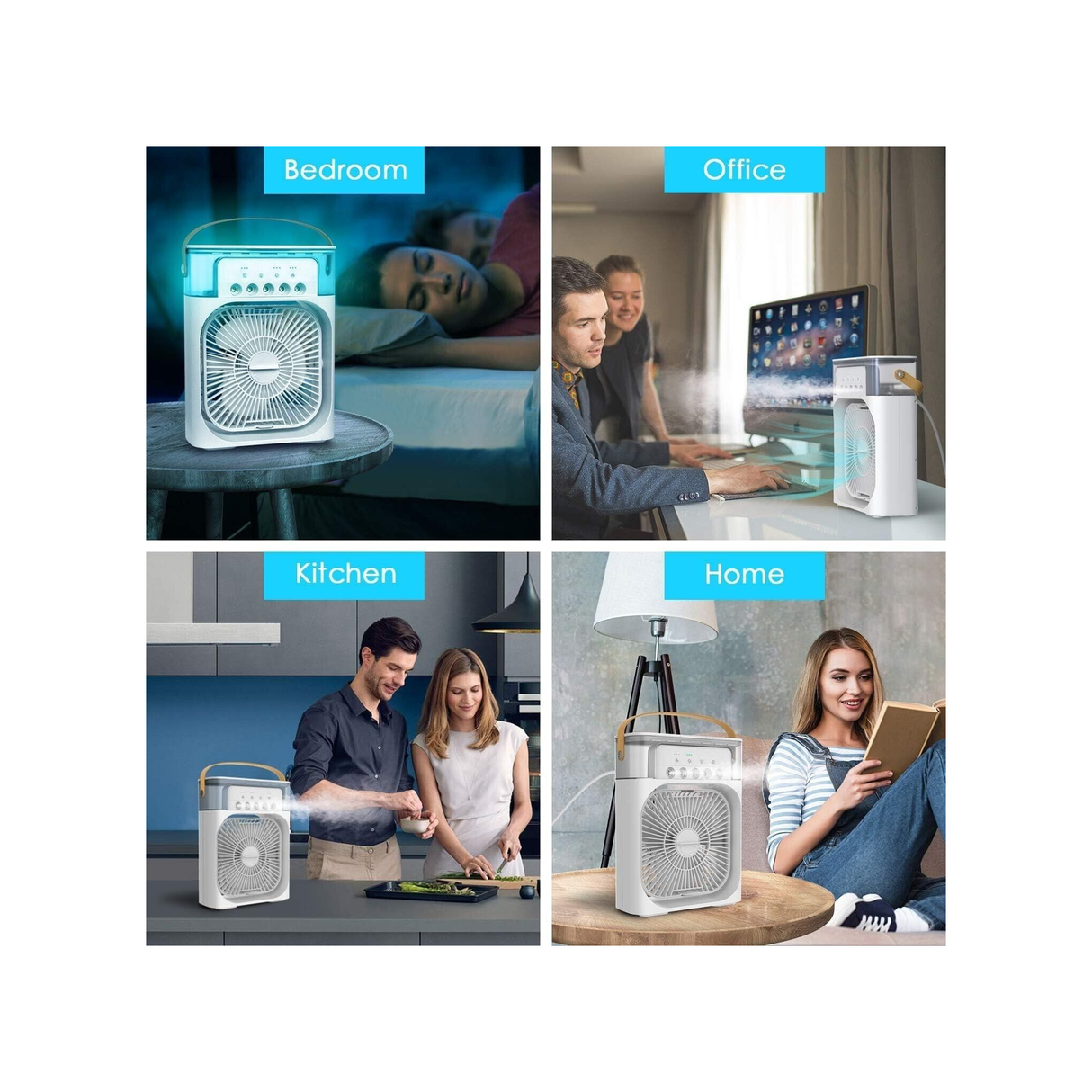 مروحة صغيرة مع مبرد