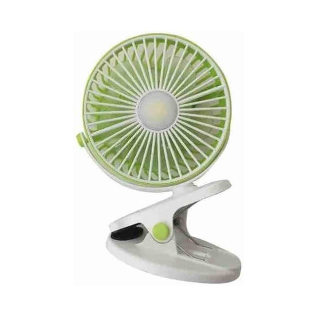 Mini Thinning Table Clamp Rechargeable Fan With Lamp - Multiple Colors - Zayoom