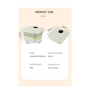 Foldable Foot Spa Bath Basin and Mini Washing Machine & Multipurpose Soaking Tub - 500W Power