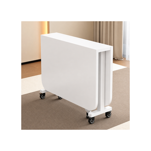 طاولة طعام وقابلة للطي متعددة الاستخدامات بعجلات