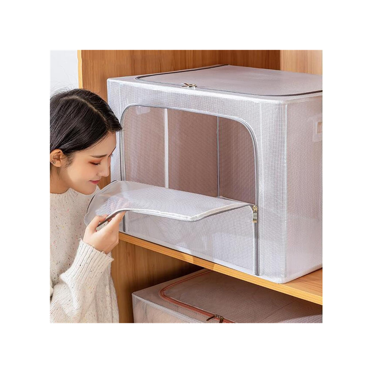 Foldable Storage /Wardrobe Organizer Bag 100L