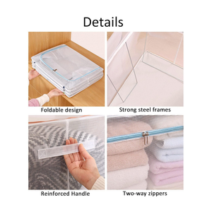 Foldable Storage /Wardrobe Organizer Bag 100L
