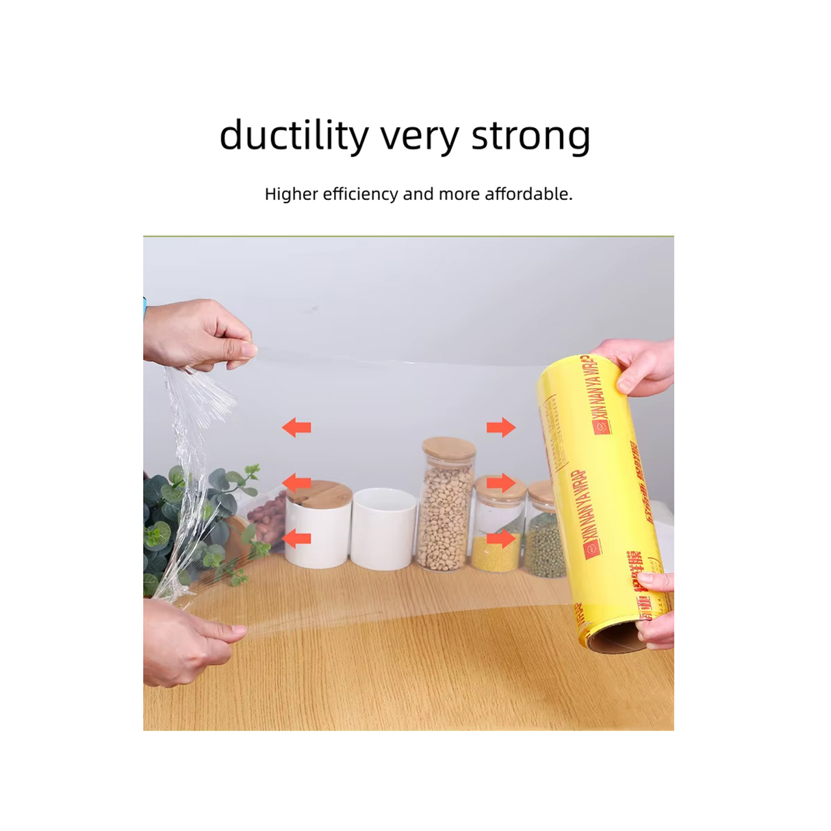 Food Cling Film & Plastic Wrap for Kitchen & Food Storage