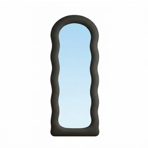 Full Length Standing Floor Mirror With Stand 160 x 60cm - Black