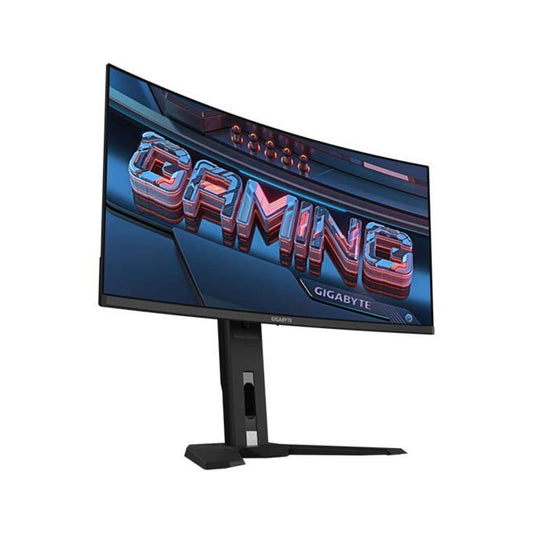 GIGABYTE - MO34WQC2 - 34 Inch WQHD 240Hz HDMI 2.1 QD-OLED Curved Gaming Monitor - Black