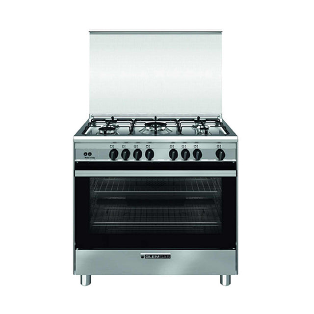 GLEMGAS Specialista 5 Burners 90x60cm Gas Cooker - Stainless Steel - Zayoom