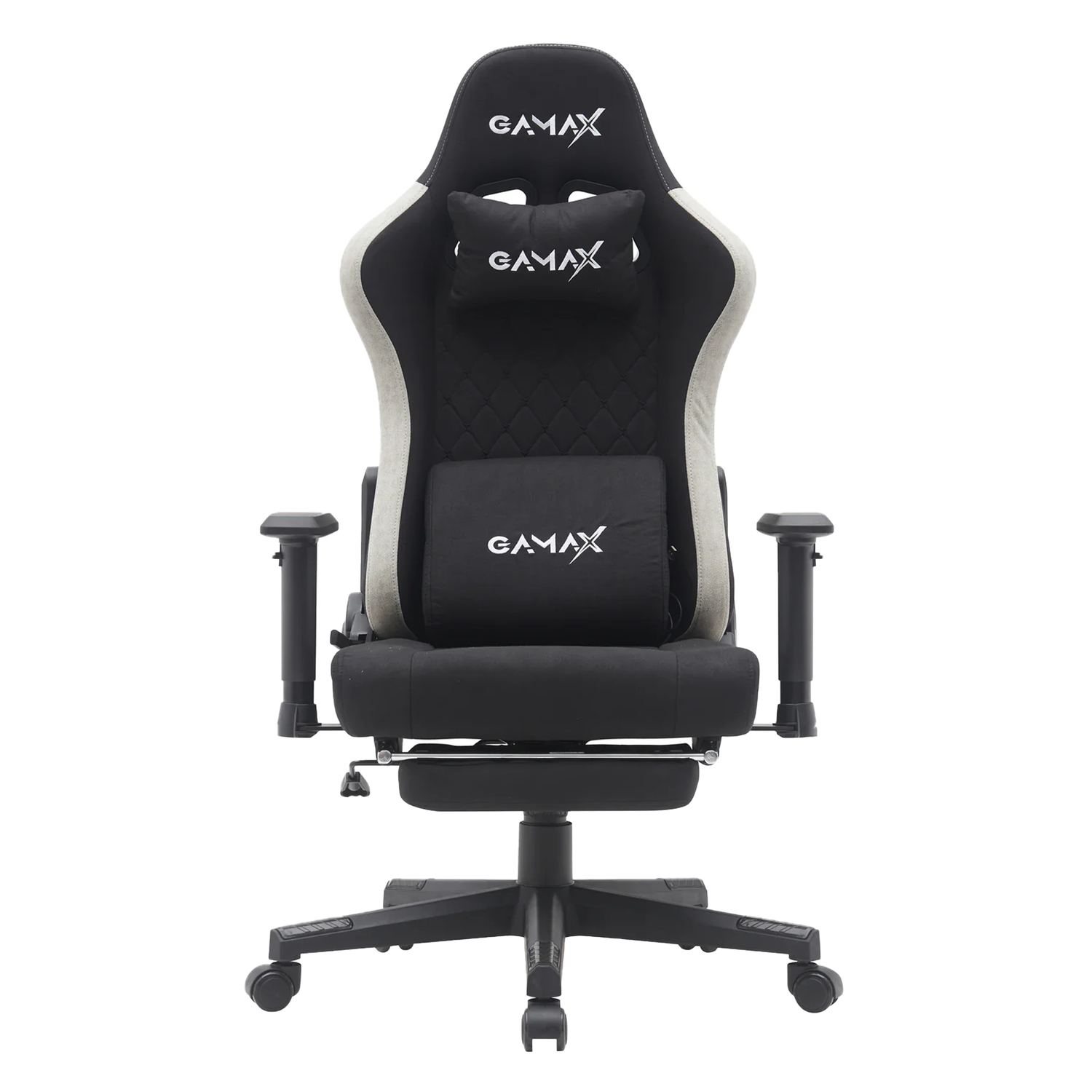 Gamax Gaming Chair with Foot Rest - Black - Zayoom
