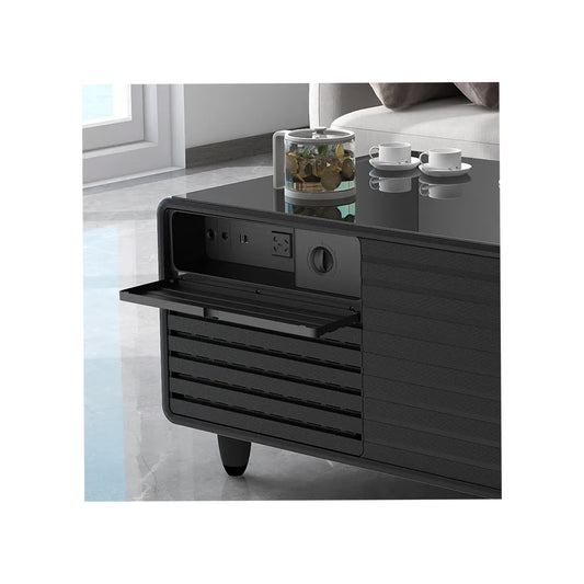 Gamvity Smart Coffee Table 93L Frozen & Fridge Drawer - Black