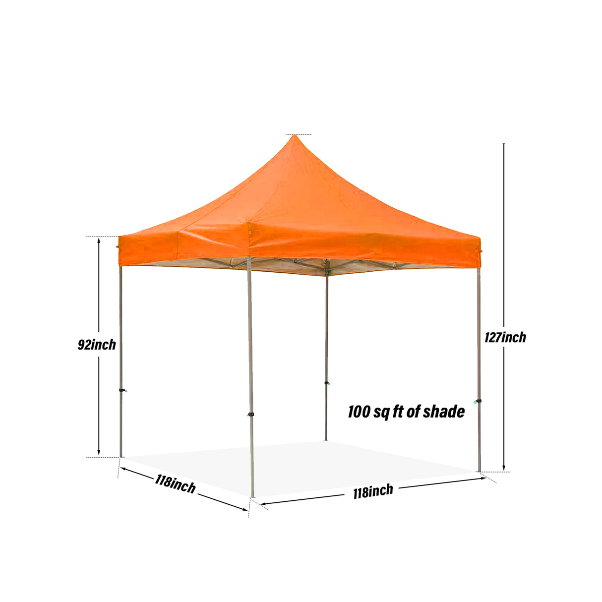 مظلة بمقاس 147 × 19 × 19 سم