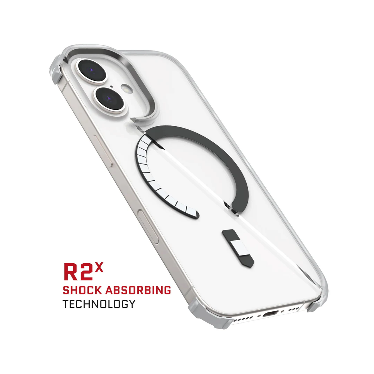 جوستيك كفر آيفون 17 ماج سيف ألترا ثين - شفاف