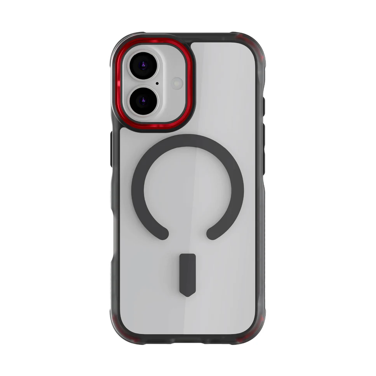 جوستيك كفر آيفون 17 ماجسيف شفاف ألترا ثين - دخاني