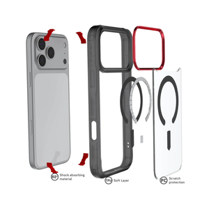 جوستيك كفر آيفون 17 برو ماكس ماجسيف ألترا ثين - دخاني