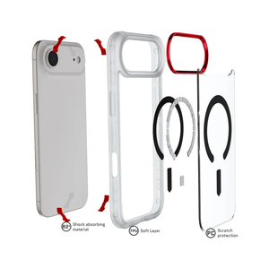 جوستيك كفر آيفون 17 إير ماجسيف - شفاف