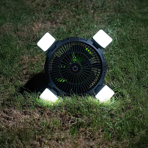 Goui Flow Multifunctional Fan With Light - Black