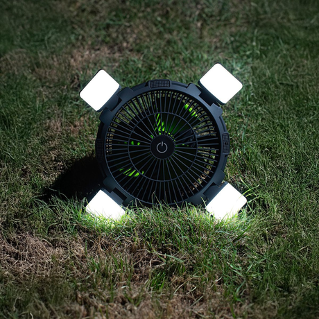 Goui Flow Multifunctional Fan With Light - Black