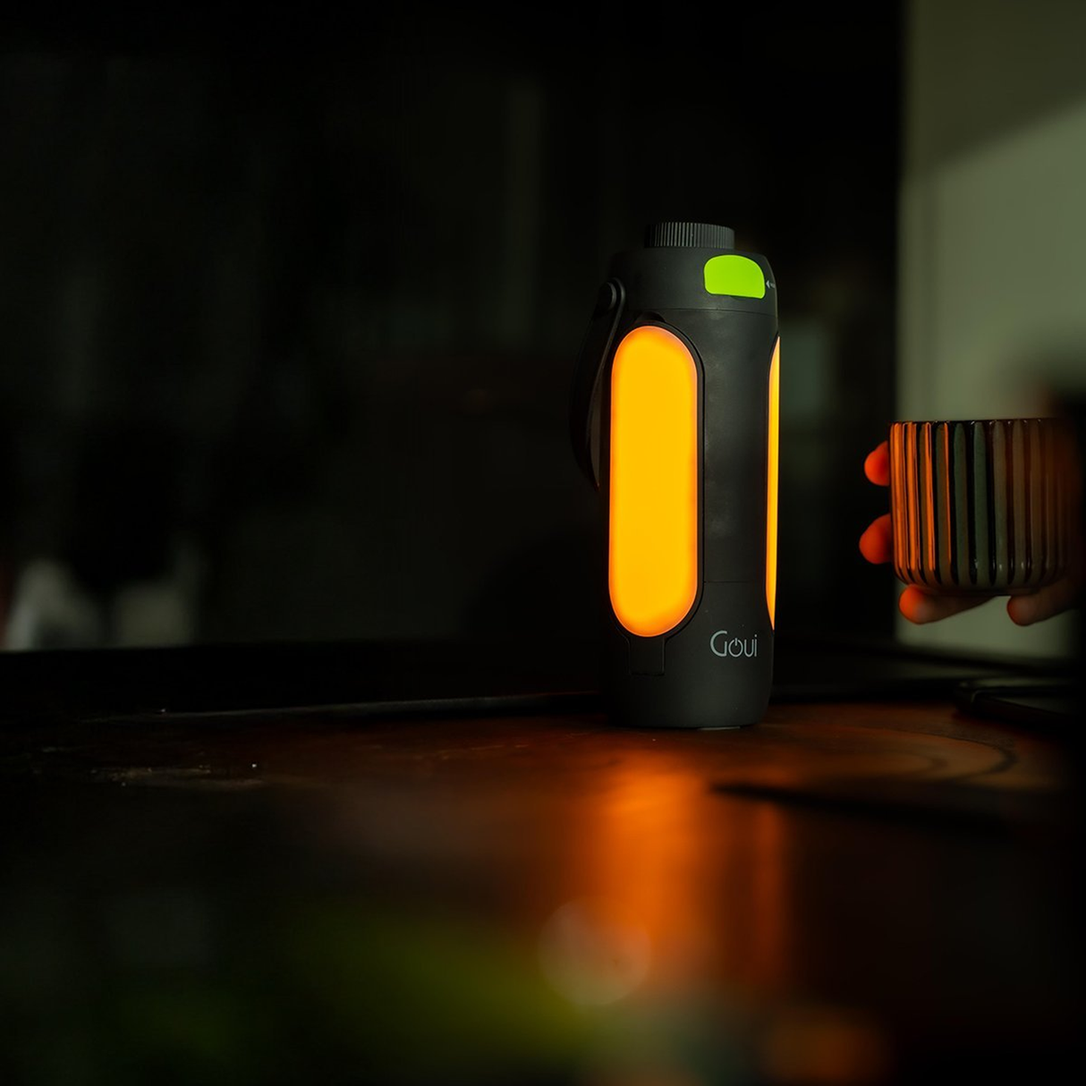 Goui Trio Ambient light Foldable + Speaker + Power Bank - Black