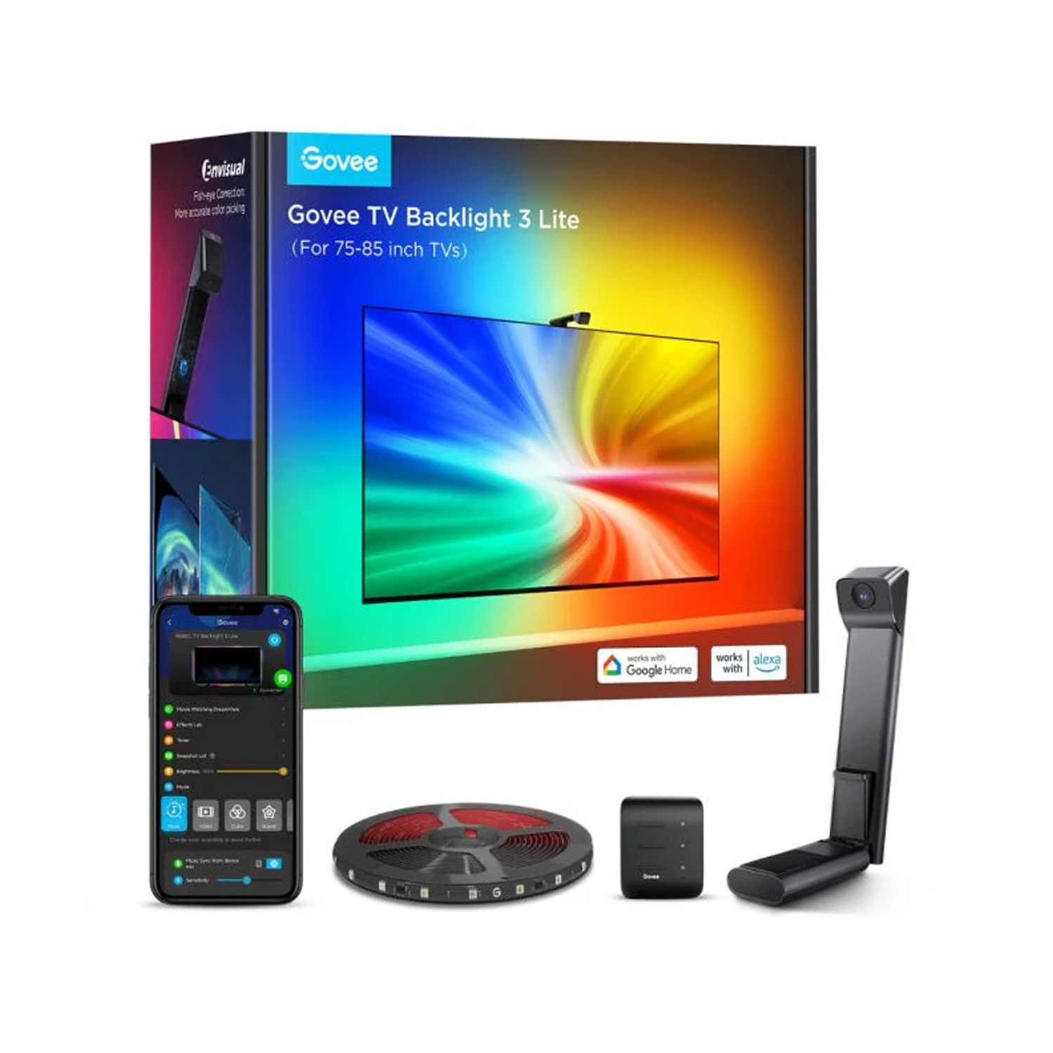 Back Light 3line Govee Envisual TV Back Light 3 Lite (75~85 Inch) - H60992D2 – Zayoom
