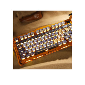  جرافاستار ميركوري كي 1 برو بنسبة 75%  كيبورد ألعاب ميكانيكية لاسلكية إصدار الحرب الخاصة - اصفر