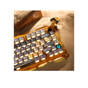  جرافاستار ميركوري كي 1 برو بنسبة 75%  كيبورد ألعاب ميكانيكية لاسلكية إصدار الحرب الخاصة - اصفر