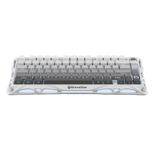 GravaStar Mercury K1 75% Wireless Mechanical Gaming Keyboard - Gradient White - Zayoom
