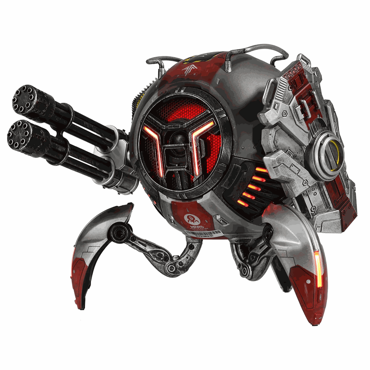 GravaStar Mars Pro Bluetooth Speaker with Bass Boost & Stereo Sound - Special Edition Shark 14 - Metallic Gray