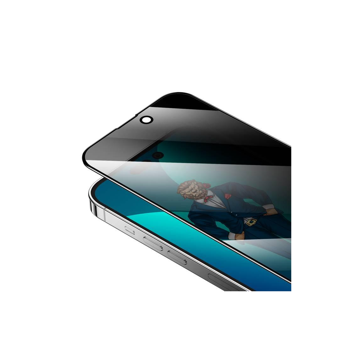 Green Glass Screen Protector for iPhone 14 Pro