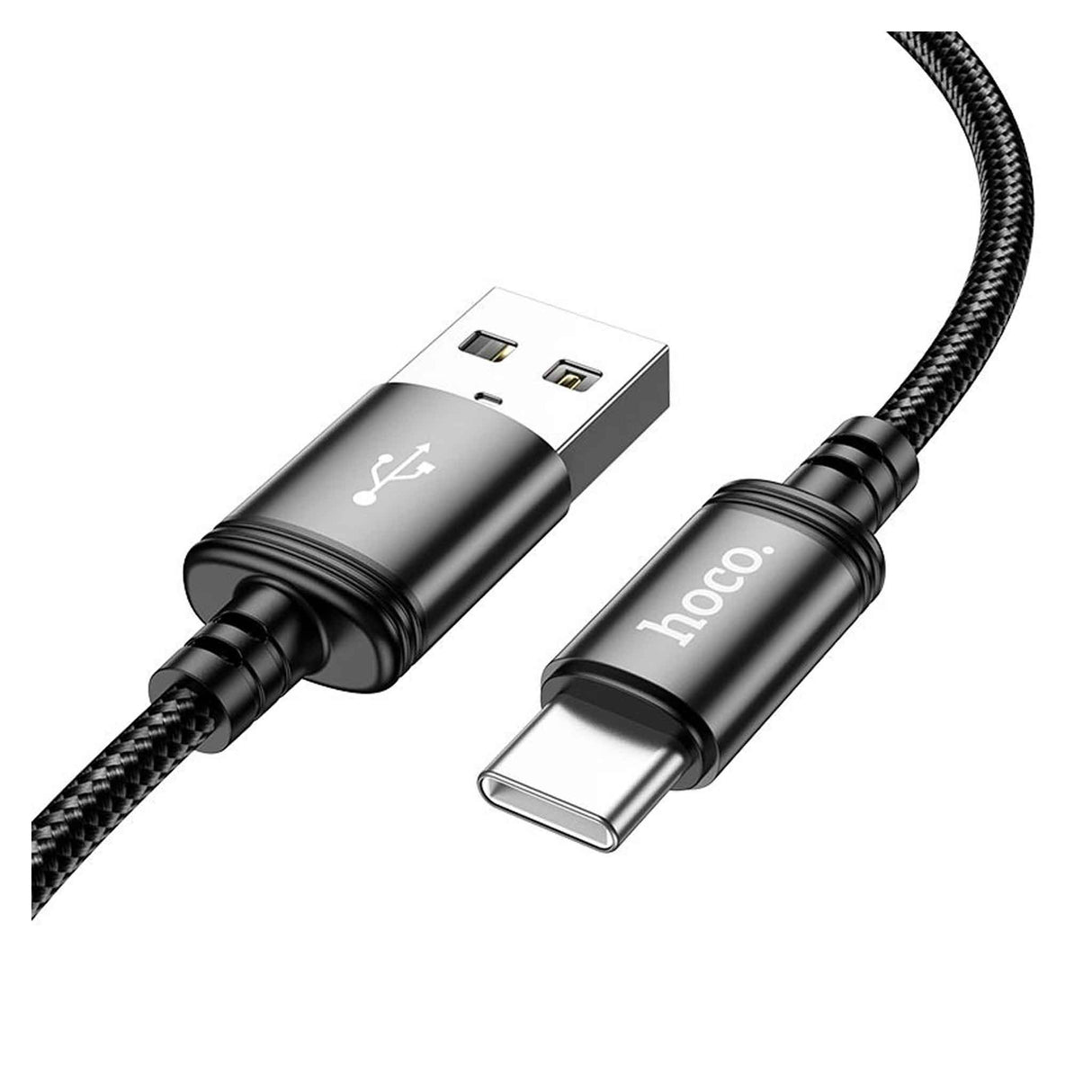 HOCO - X91 - Radiance Charging Data Cable For Type-C 3M - Black - Zayoom