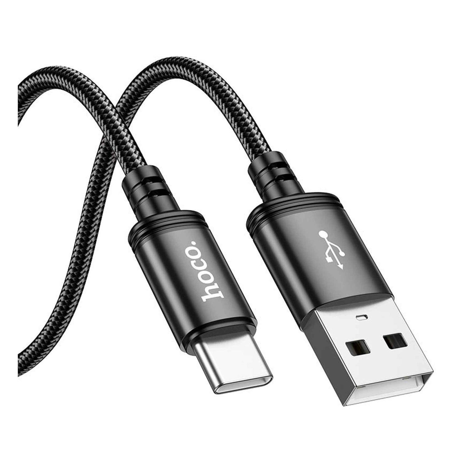 HOCO - X91 - Radiance Charging Data Cable For Type-C 3M - Black - Zayoom