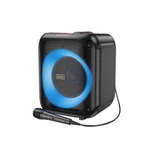 هوكو - مكبر صوت بلوتوث خارجي أنيق - أسود