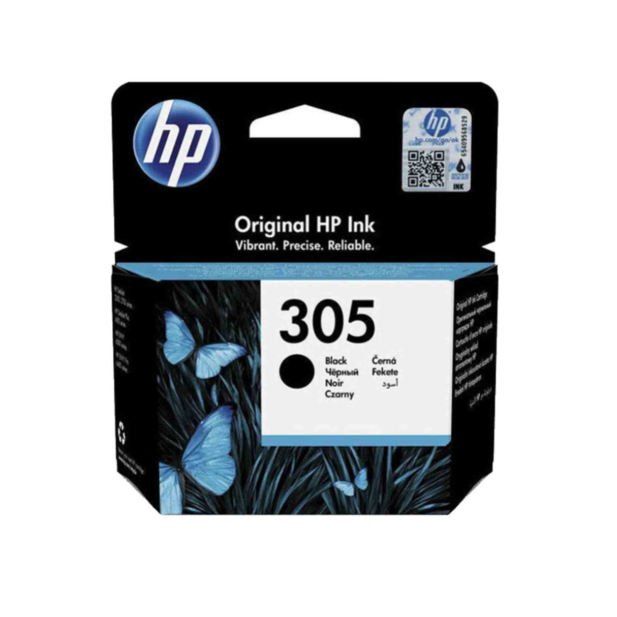 HP 305 Black Ink Cartridge - Print up to 120 Pages - Zayoom
