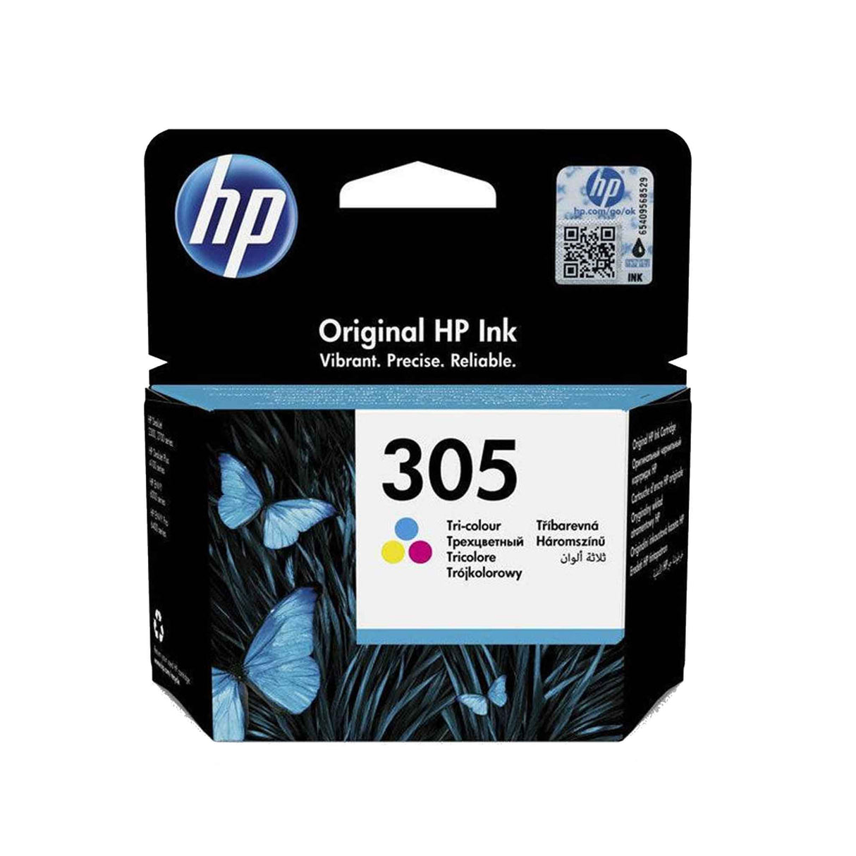 HP 305 Tri-Color Ink Cartridge - Print up to 100 Pages - Zayoom