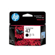HP 47 Black Original Ink Cartridge - Print up to 1300 Pages - Zayoom