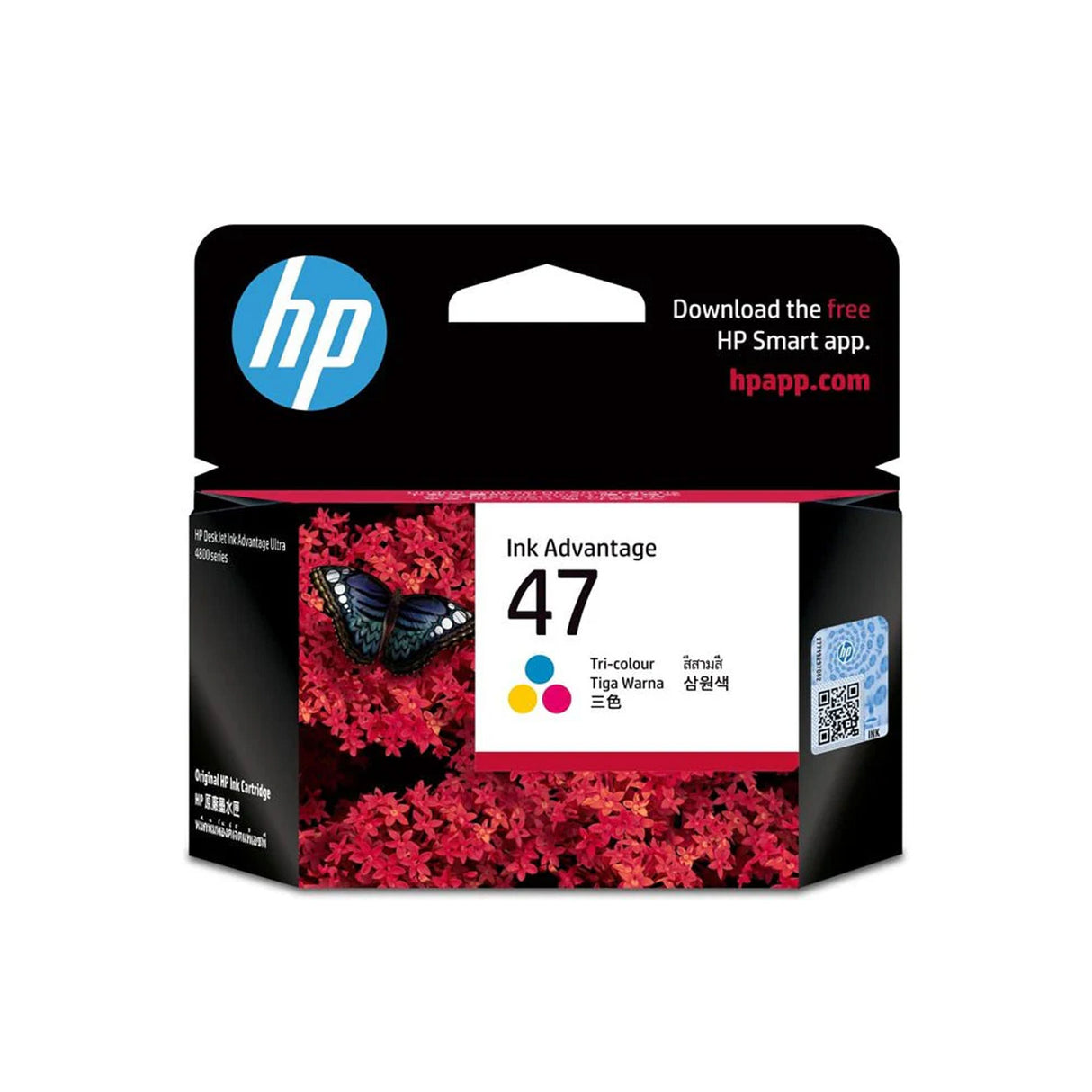 HP 47 Tri-Color Original Ink Cartridge - Print up to 700 Pages - Zayoom